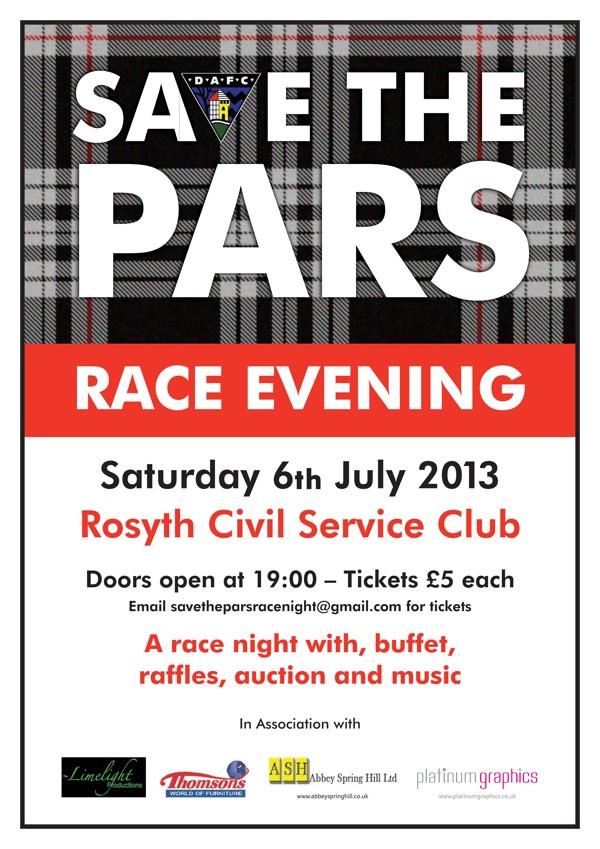 Save The Pars Race Evening