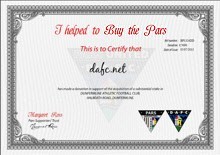 PST I helped to but the Pars certificate for DAFC.net